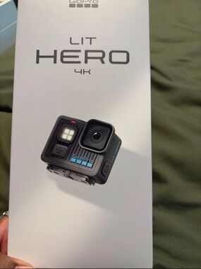 GoPro HERO Lit 4K Action Camera - Black with Blue Accents